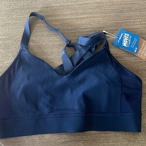 Brooks Deep Blue Sports Bra